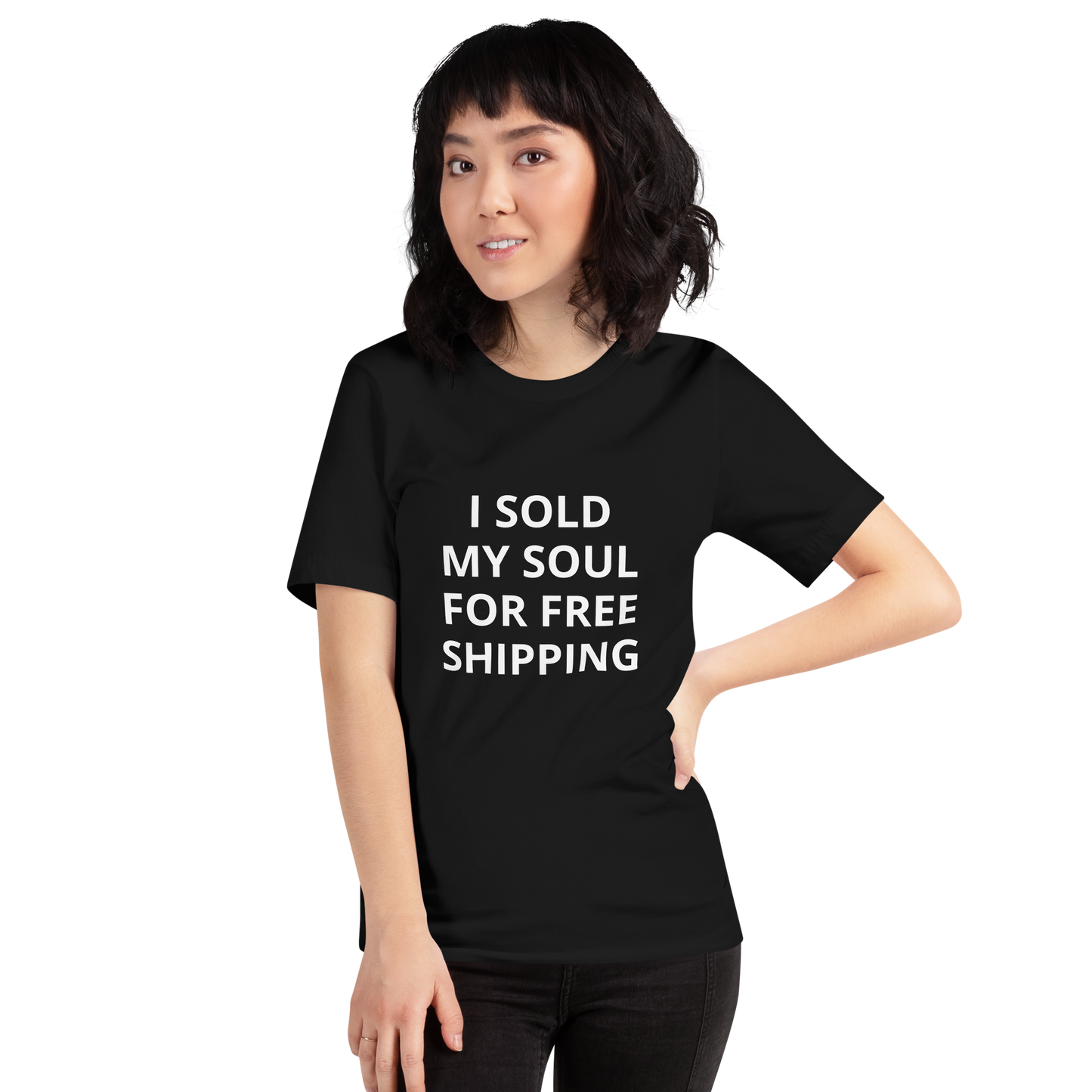 I SOLD MY SOUL FOR FREE SHIPPING TEE