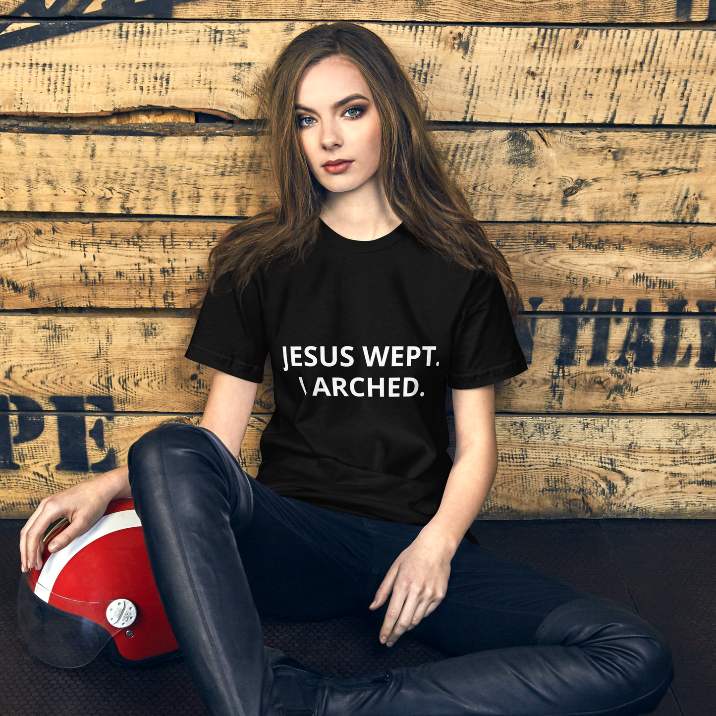 JESUS WEPT. I ARCHED. TEE