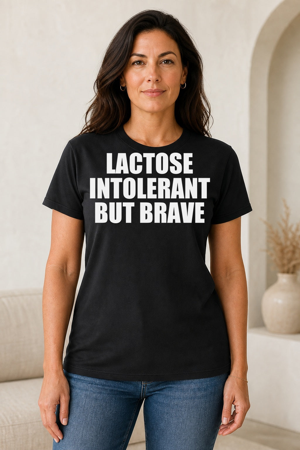 LACTOSE INTOLERANT BUT BRAVE TEE