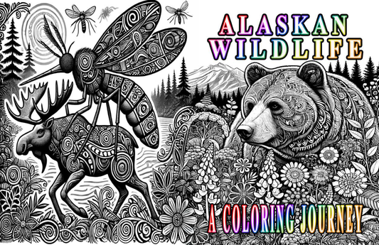 Alaskan Wildlife A Coloring Journey