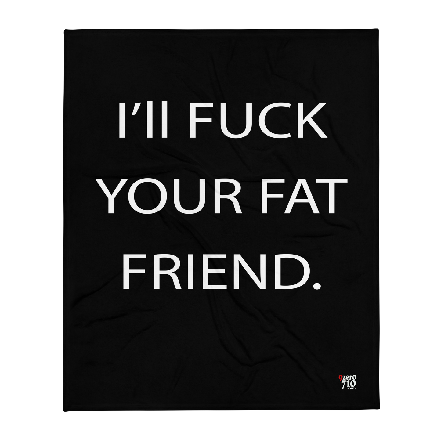 Fat Friend 50x60 Throw Blanket