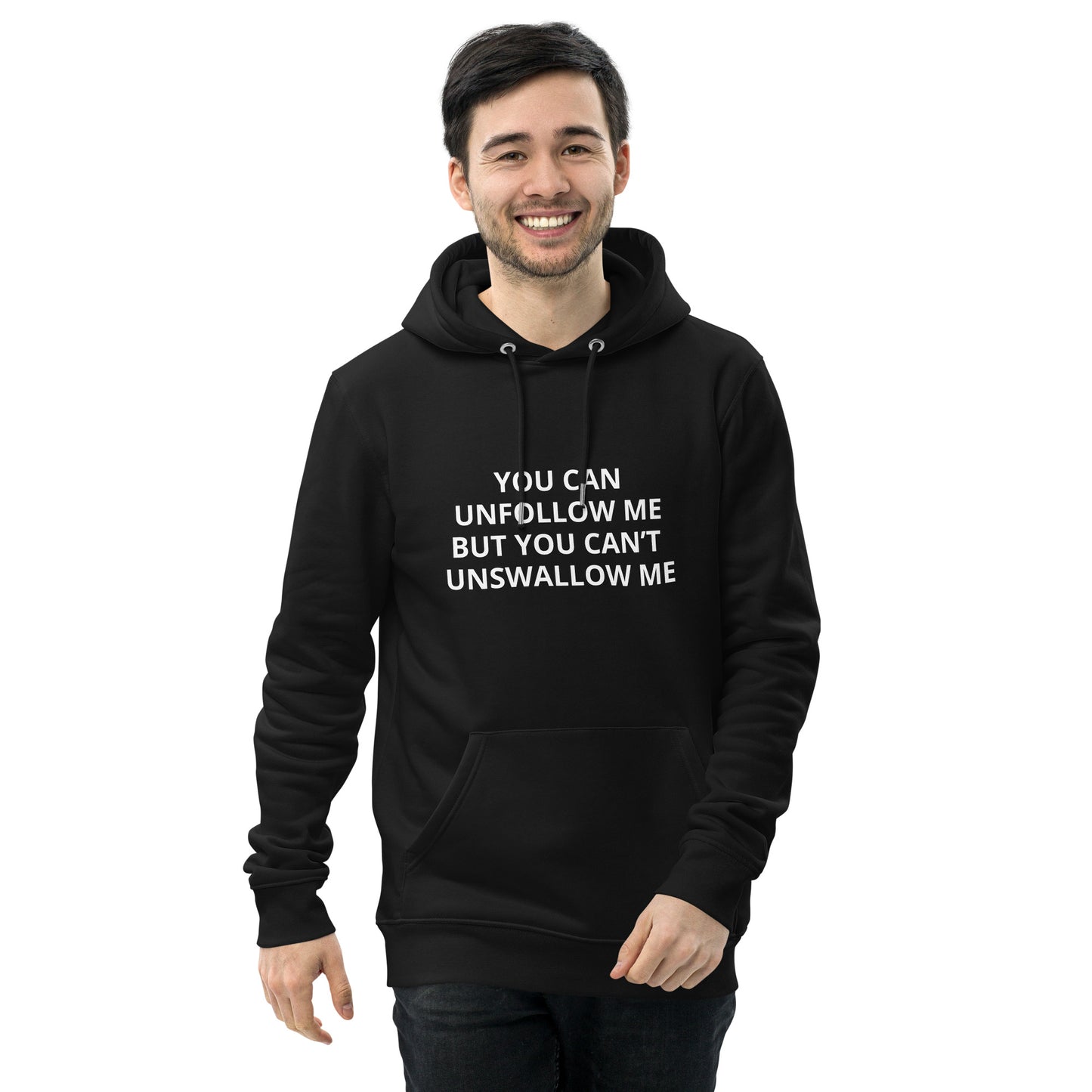 Unisex unswallow me essential eco hoodie