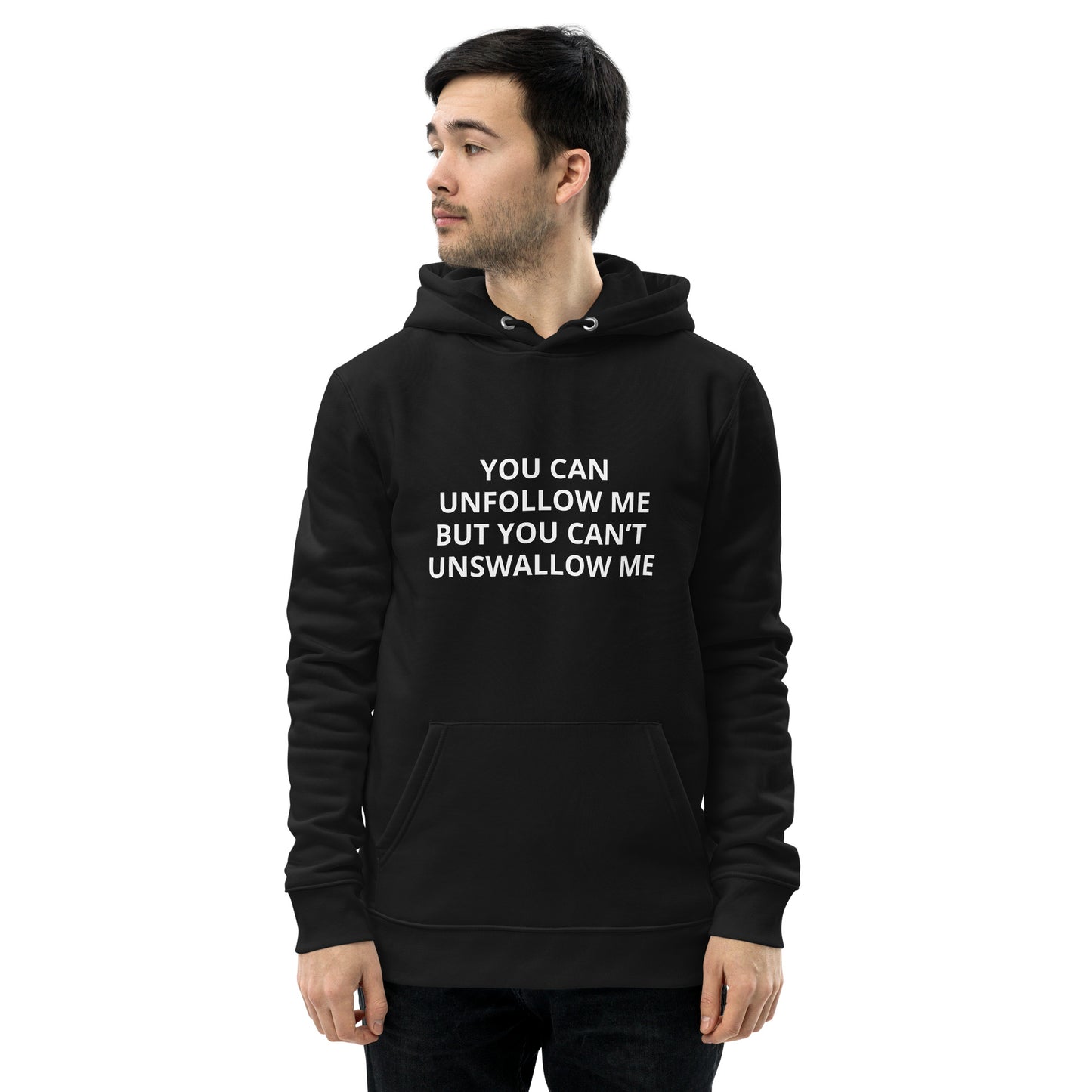 Unisex unswallow me essential eco hoodie