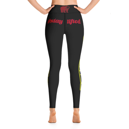 Black Hashade Yoga Leggings