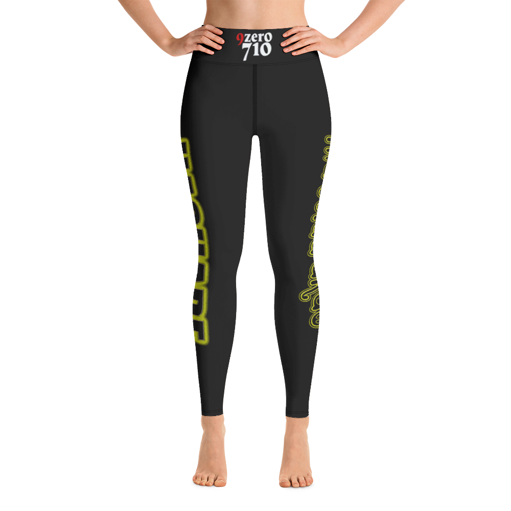 Black Hashade Yoga Leggings