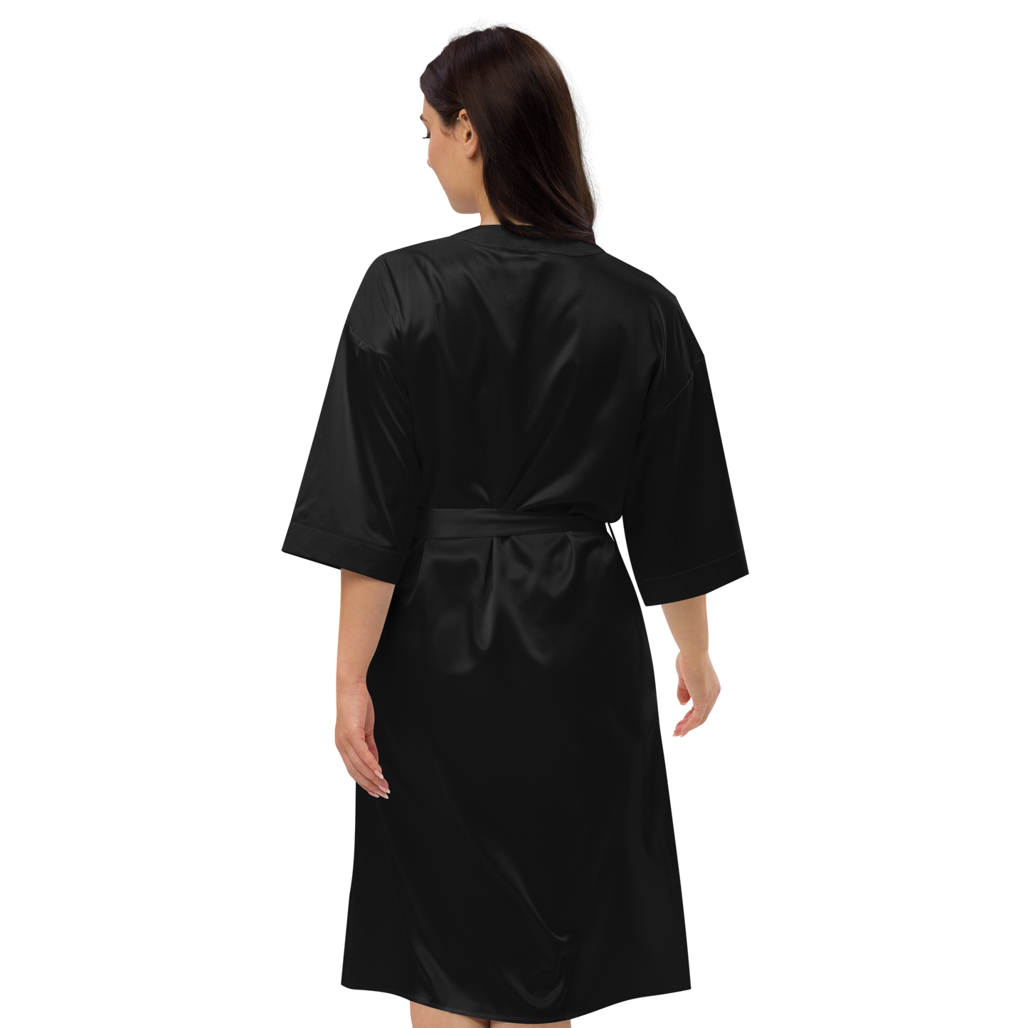 RedRun Branded Satin robe