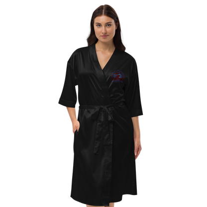 RedRun Branded Satin robe