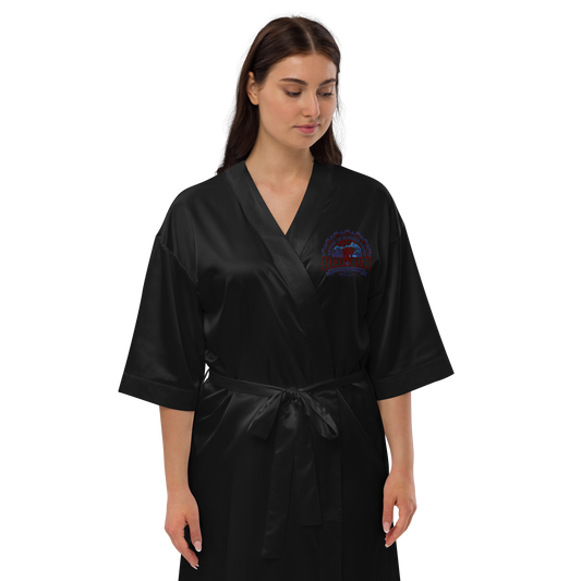 RedRun Branded Satin robe
