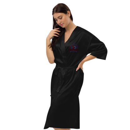RedRun Branded Satin robe