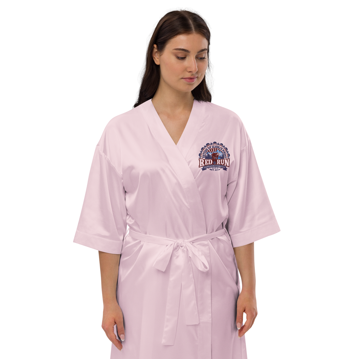 RedRun Branded Satin robe