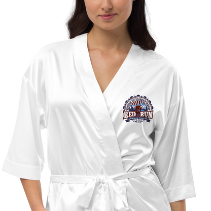 RedRun Branded Satin robe