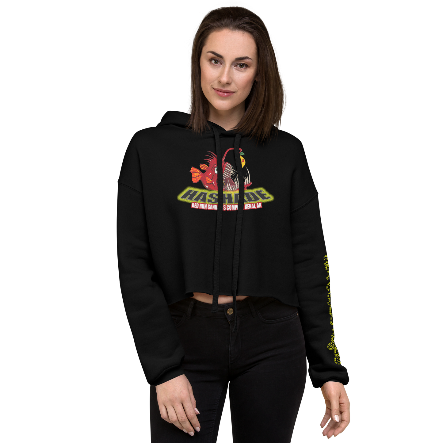 Anglerfish Crop Hoodie