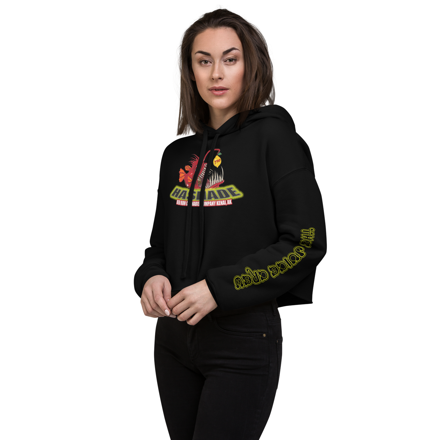 Anglerfish Crop Hoodie