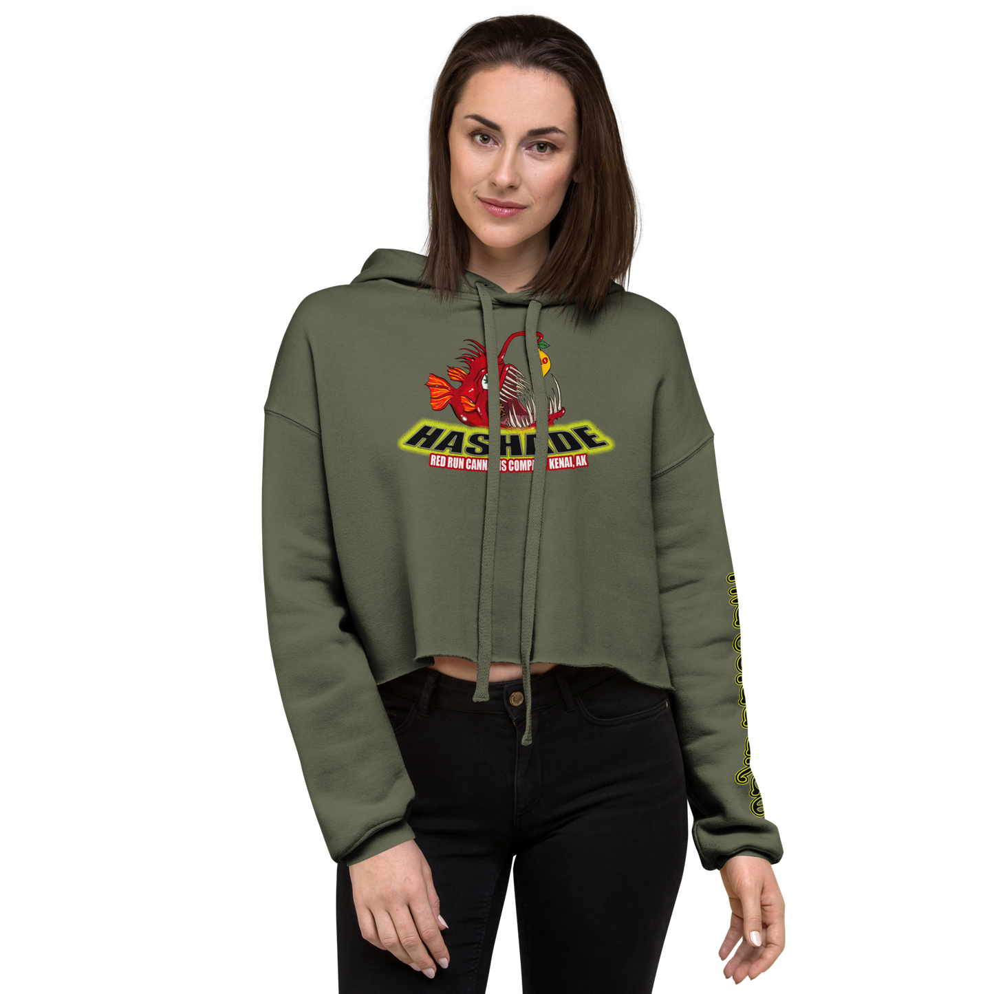Anglerfish Crop Hoodie