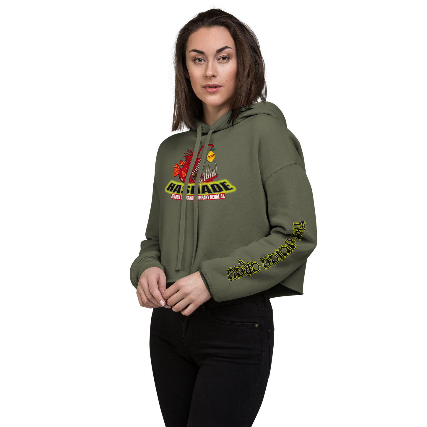 Anglerfish Crop Hoodie