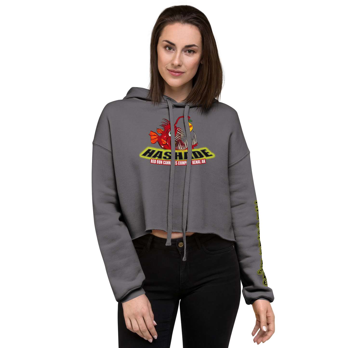 Anglerfish Crop Hoodie