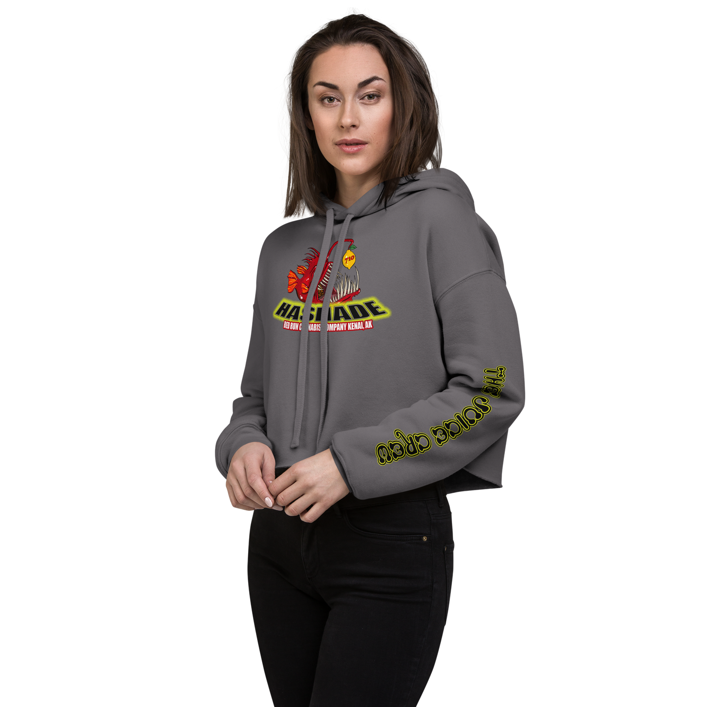 Anglerfish Crop Hoodie