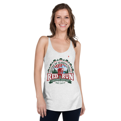 Red Run Logo Women's Racerback Tank