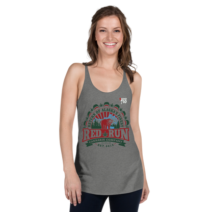 Red Run Logo Women's Racerback Tank