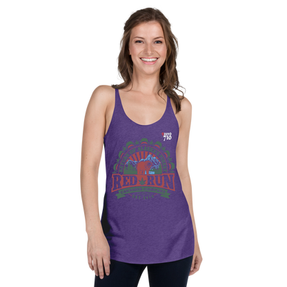 Red Run Logo Women's Racerback Tank