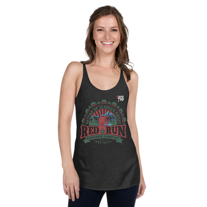 Red Run Logo Women's Racerback Tank