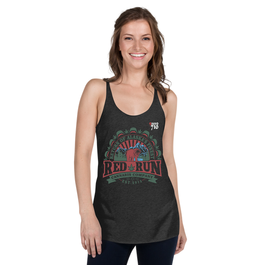 Red Run Logo Women's Racerback Tank